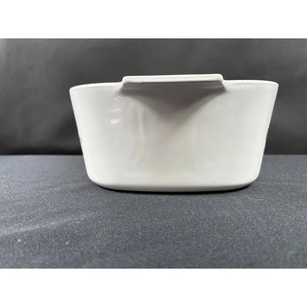 Vintage Corning Ware Casserole Dish Pyrex Lid The Spice of Life 3 Quart A-3-B